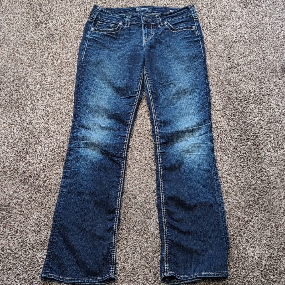 Silver Jeans Suki Mid slim Boot Cut For Bootlegger Size 29